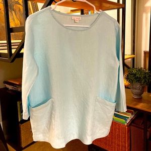J.Jill Linen Smock Blouse